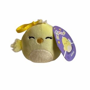 Squishmallow Yellow Chick Aimee 3.5” Clip-On